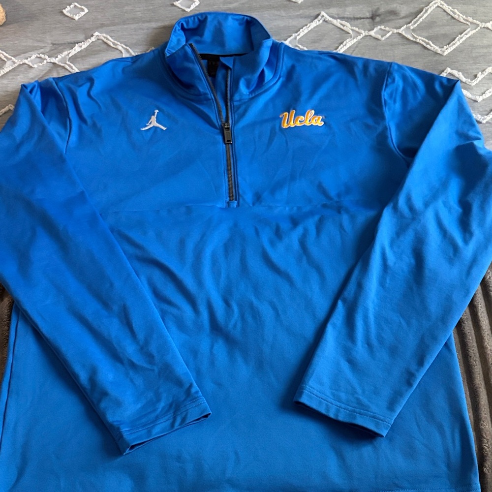 Jordan UCLA Blue Quarter-Zip Pullover